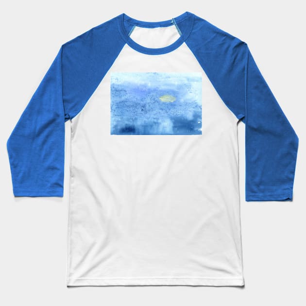 Moon Lake & Cells Baseball T-Shirt by huabuwan1